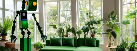 ChatGPT, le chatbot qui se souvient de ce que vous lui racontez Un robot au milieu d'un salon rempli de plantes vertes