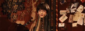 Harry Potter et sa cape d'invisibilité