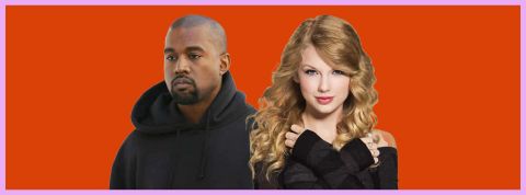 Sur Reddit, les internautes recadrent Kanye West Taylor Swift et Kanye West sur orange
