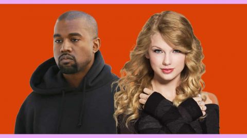 Taylor Swift et Kanye West sur orange