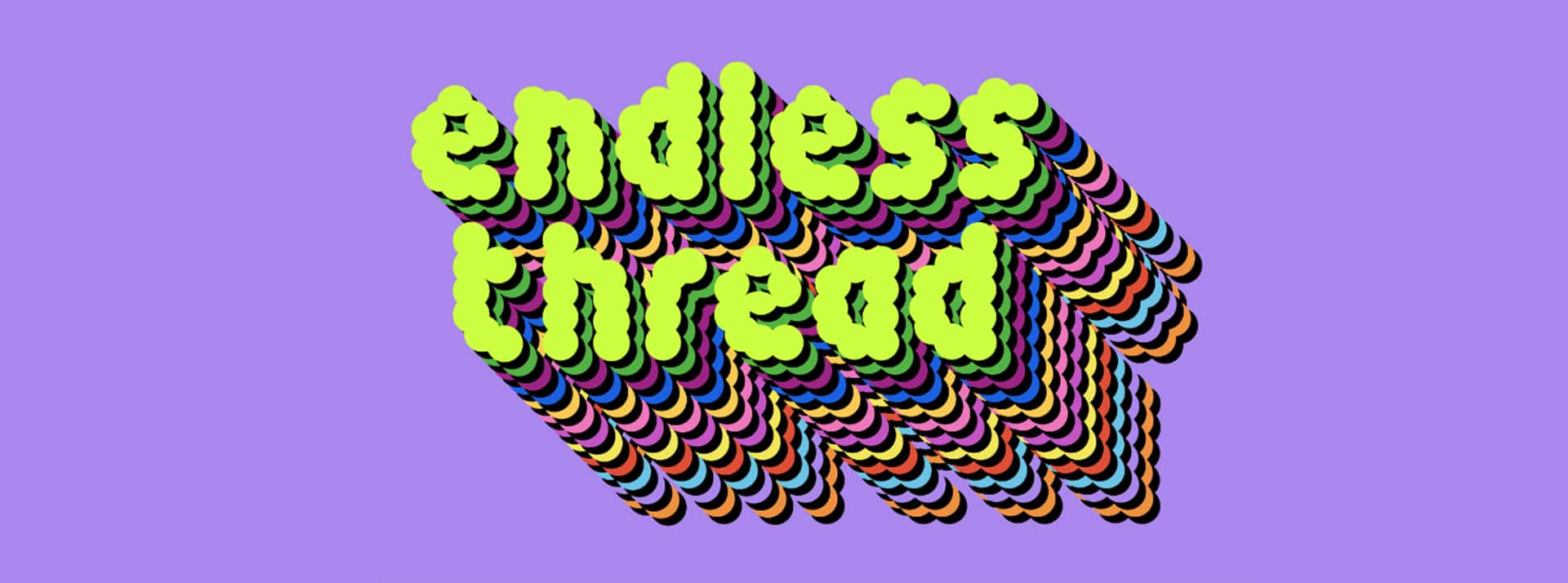 Meilleurs podcasts 2022 Logo endlessthread sur fond violet