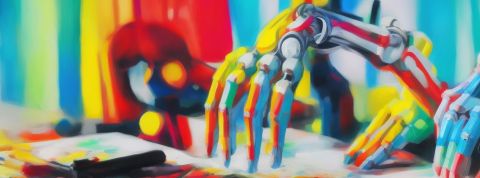 Ces outils et astuces pour rendre ChatGPT vraiment utiles Un robot écrit un texte avec des couleurs vives