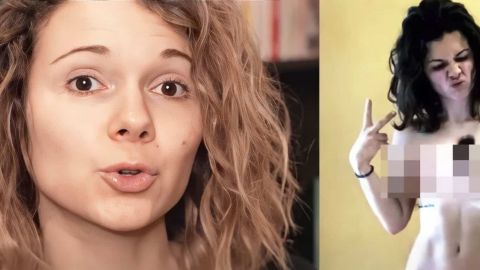 Capture écran de Jujuficat et de l'un de ses faux nudes