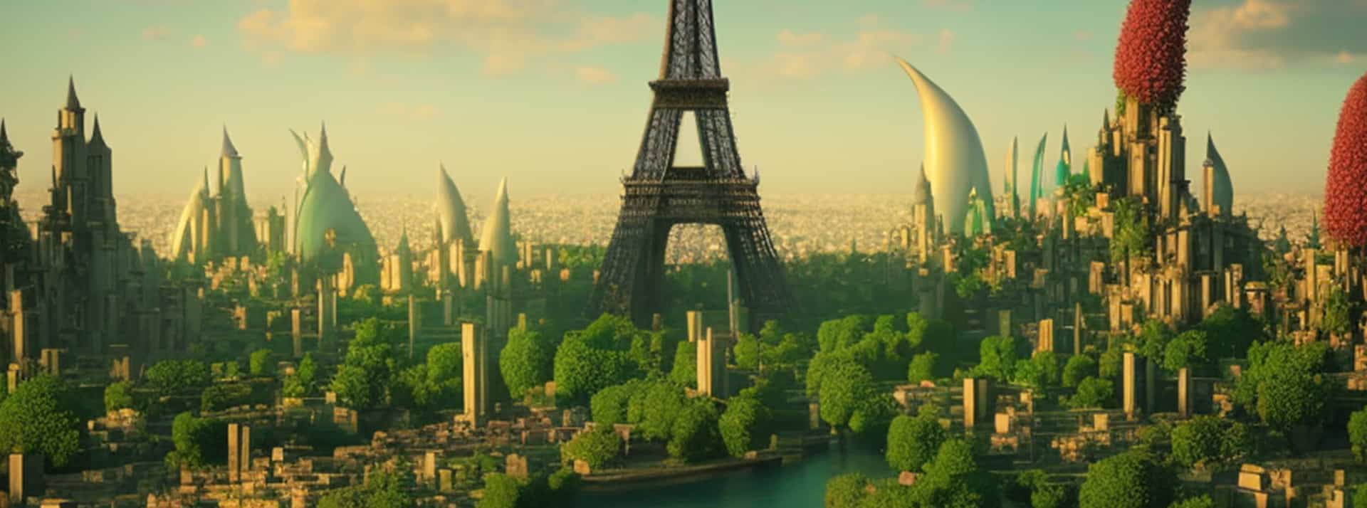 Inventer la ville de demain - L'ADN Paris dans le future, très green