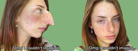 Ces choses qu'il faut vraiment laisser en 2022 Deux visages de femmes sur fond vert