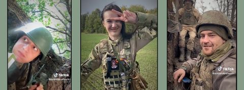 La - Tiktok tactique - des soldats ukrainiens Des soldats ukrainiens en mode fun