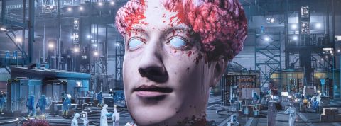 Zuckerborg-beeple (1) La tête de zuckerberg