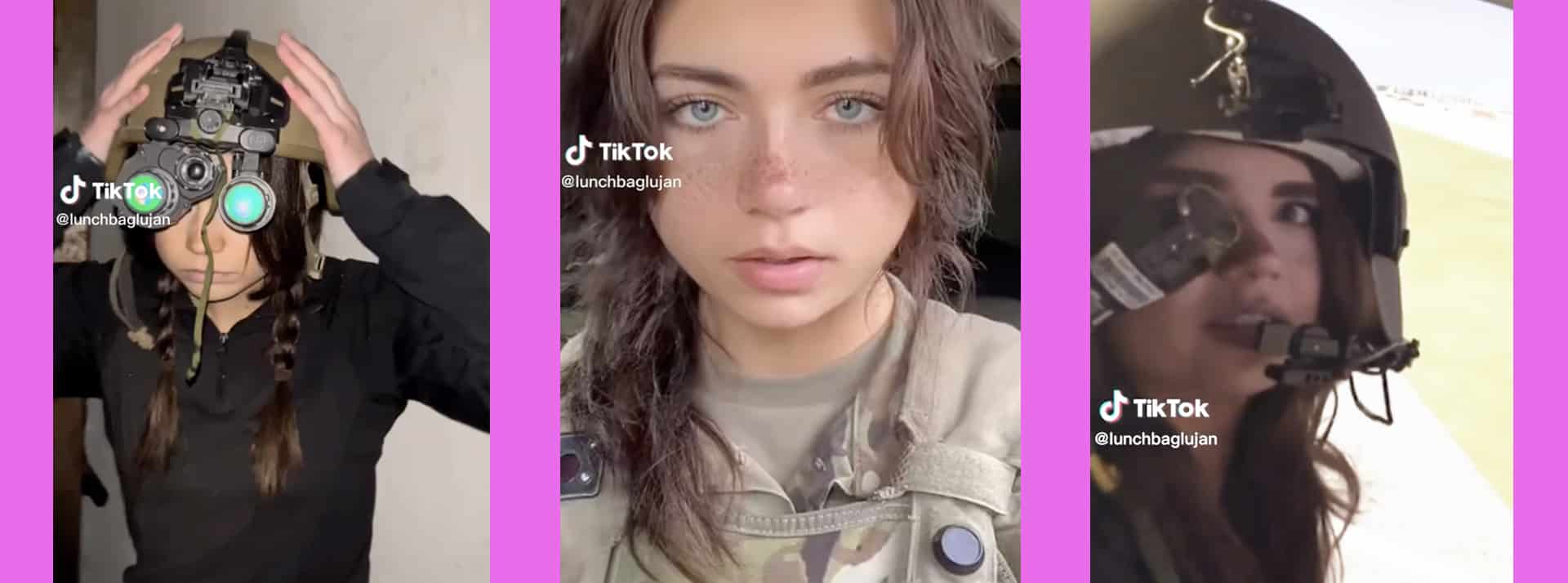 Jeune femme ranger (captures TikTok)