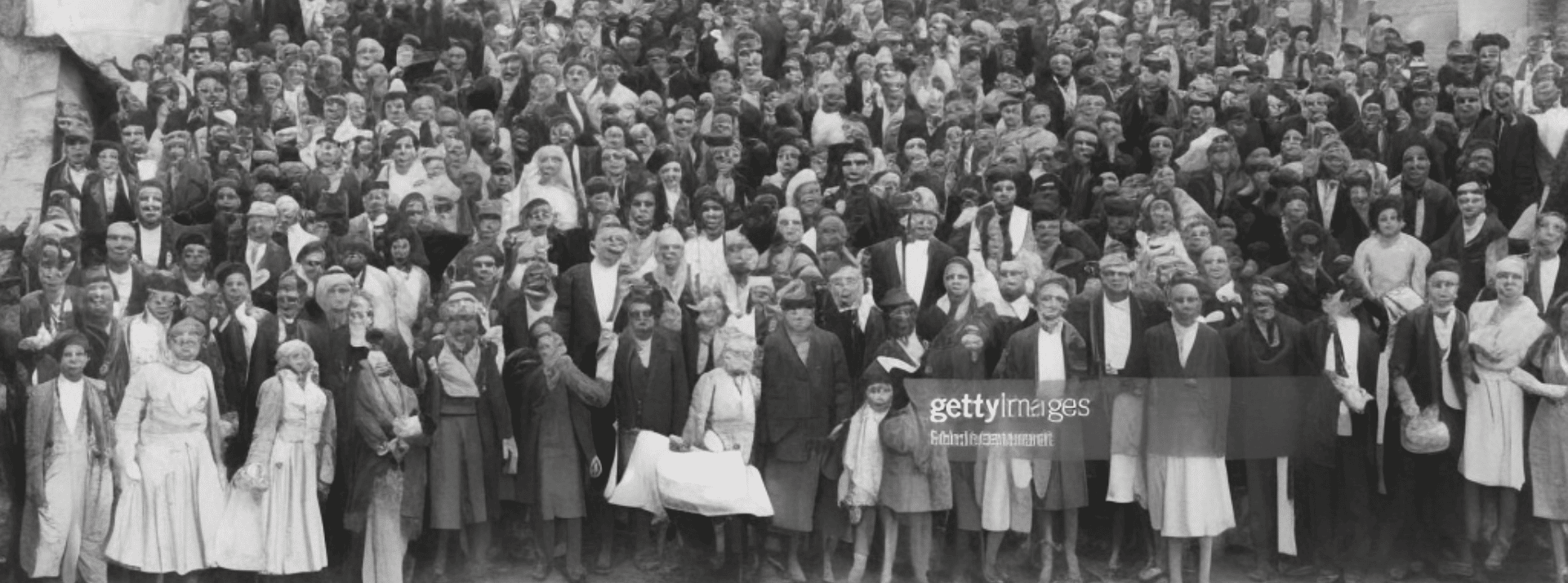 une fausse photo historique avec le logo Getty Images