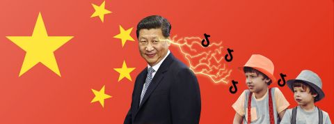 tiktok-2 Xi Jinping envoie des lasers tiktok vers des enfants.