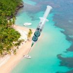 La mer des caraïbes et une seringue