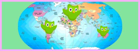 Le monde se met à l'Ukrainien Une mappemonde