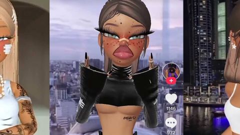 trois avatars de Zepeto un peu trop sexualisé