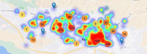 Des cartes pour localiser les victimes en Turquie Une carte interactive pour localiser les victimes
