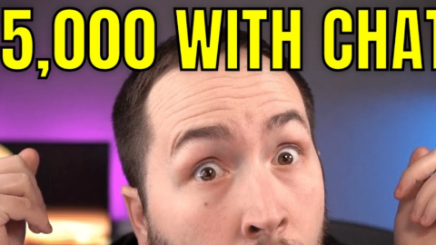 une miniature youtube qui nous promet de gagner de l'argent avec ChatGPT