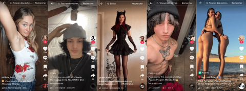 piege des captures d'ecrans de belles personnes qui montre leurs charmes sur TikTok