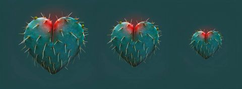 Les managers ont u impact sur le bien-être des employés Cactus en forme de coeur