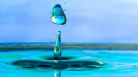 une petite éclaboussure