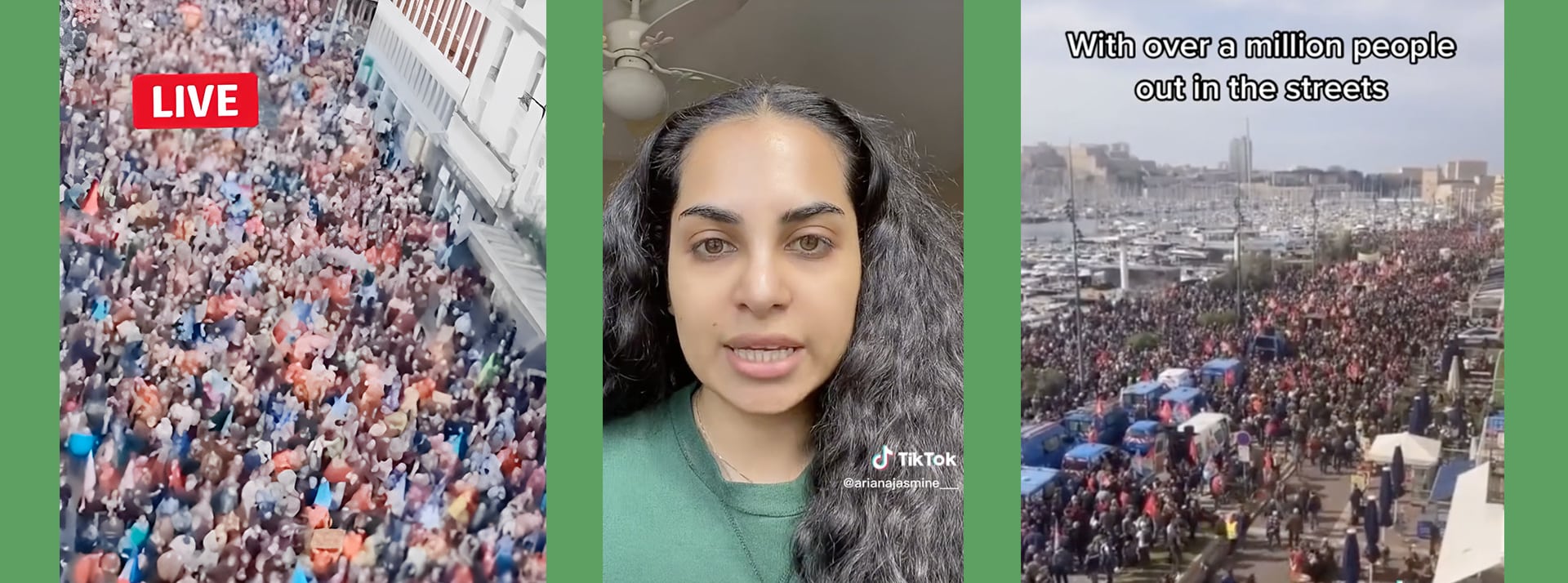 la grève sur tiktok