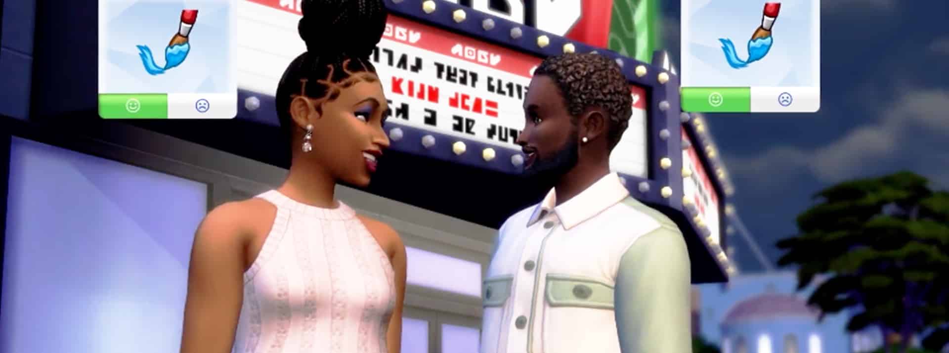 Deux ChatGPT qui parlent ensemble c'est fascinant mais ça bug - L'ADN Un couple Sims se regarde amoureusement
