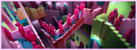 Netflix investit massivement dans la Corée du Sud Des escaliers multicolores