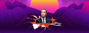 Zuckerberg sur un paysage digital