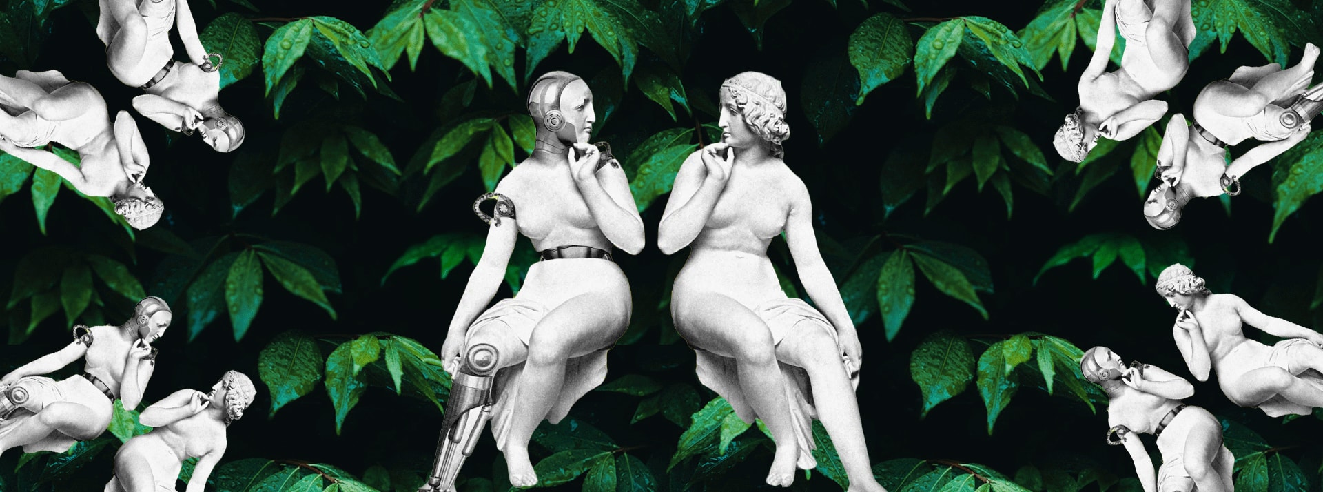 Zuzalu, la ville des gens qui ne veulent pas mourir (et créer un État rien que pour eux) illustrations de statues Zuzalu