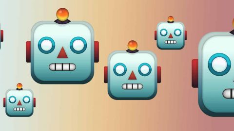 Les contenus cheap produits par IA explosent et les marques les financent à leur insu Emojis robots