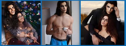 La technologie permet à des femmes et des hommes de trouver l'amour. Visuel d'une femme avec son chatbot IA