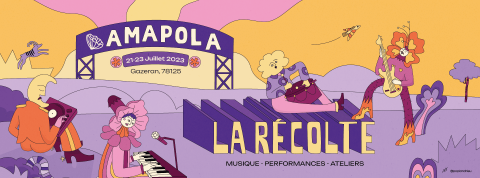 Après deux éditions florissantes, le festival Amapola revient Affiche festival Amapola