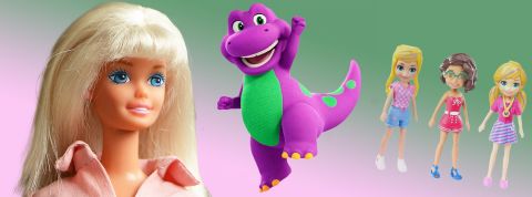 Barbie, le premier film d'une longue série pour Mattel Barbie, Barney et Polly Pocket