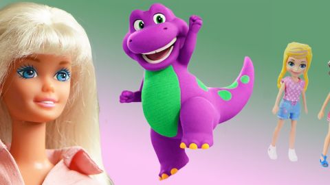 Barbie, Barney et Polly Pocket