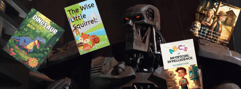 badrobot un méchant robots qui crée des livres pour enfants