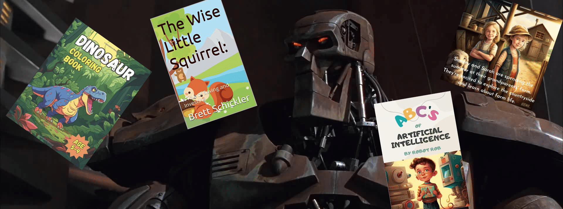 badrobot - L'ADN un méchant robots qui crée des livres pour enfants