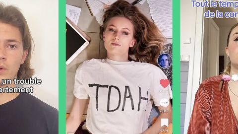 Sur TikTok, nous avons tous des troubles du déficit de l'attention Captures TikTok de comptes parlant de TDAH