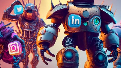 Des monstres à l'effigie des réseaux sociaux passent à l'attaque