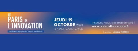 Le Paris de l'Innovation vous attend le 19 Octobre 2023 Logo Le Paris de l'Innovation