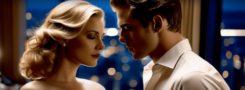 amour un couple qui s'embrasse