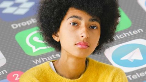 Une fille blasée des applis