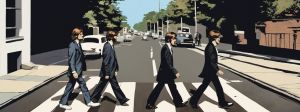 Couverture Abbey Road par une IA