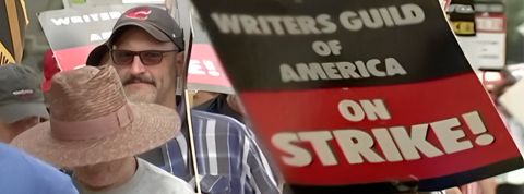 Le numérique est-il arrivé à l'âge des luttes collectives ? Manif des scénaristes hollywoodiens