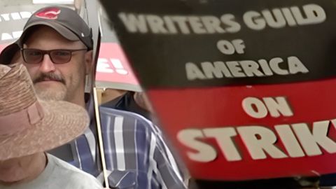 Manif des scénaristes hollywoodiens