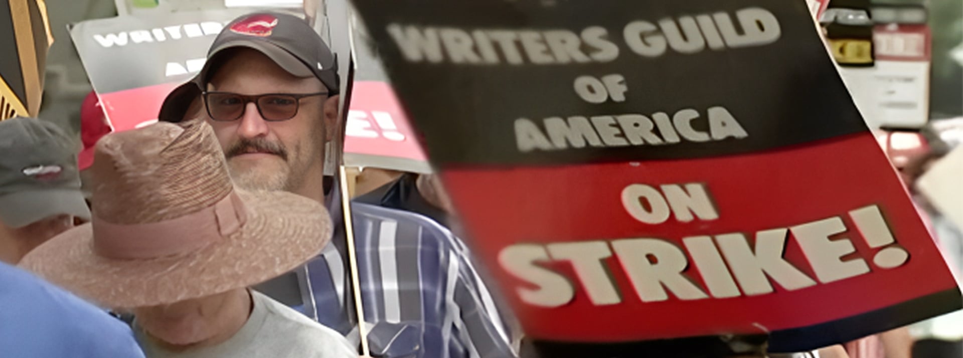 Manif des scénaristes hollywoodiens