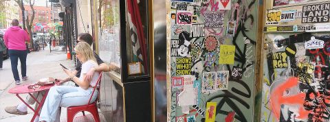 C'est quoi Dimes Square ? Une rue aux murs taggés