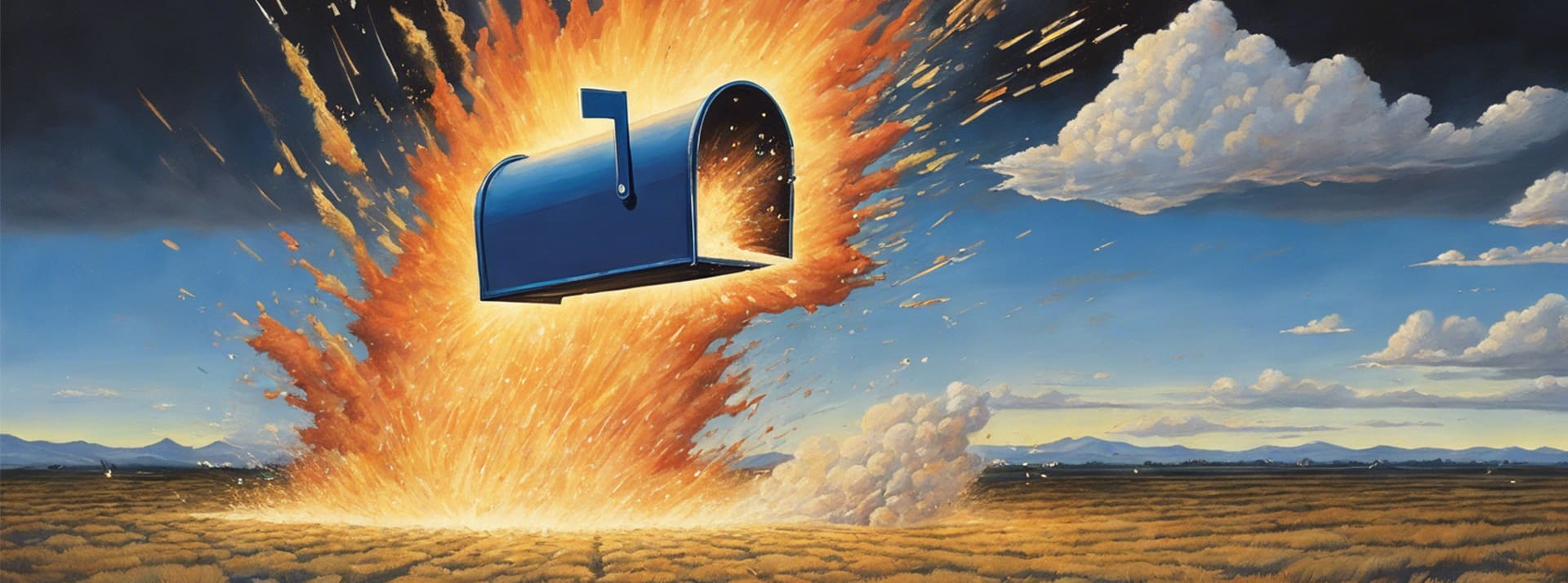 blue-mailbox-in-desert - L'ADN