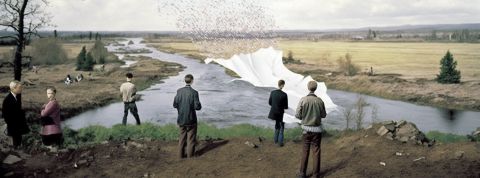 Quand l'IA revisite les chefs d'œuvre de la photographie Oeuvre générée par IA d'après Jeff Wall