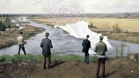 Oeuvre générée par IA d'après Jeff Wall