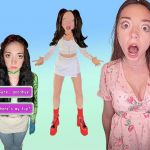 Captures de Molly Moon dans son jeu Excuse me sir sur TikTok