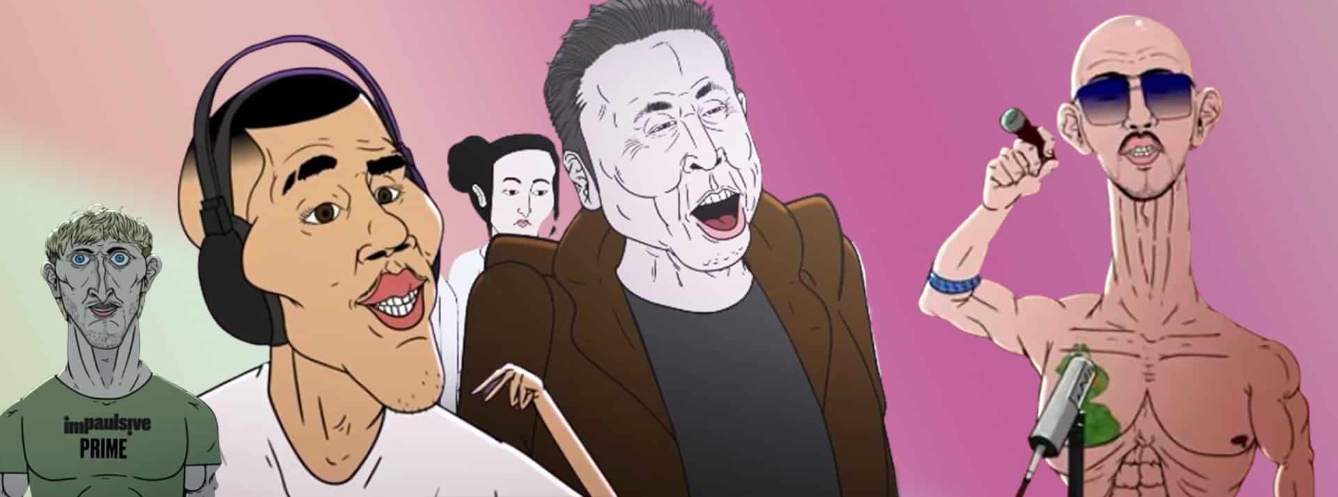 MeatCanyon, le sale gosse de l’animation trash sur YouTube - L'ADN Différents personnages de l'animation MeatCanyon