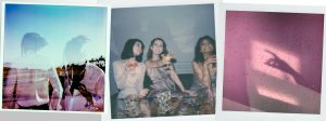 Trois photos polaroid